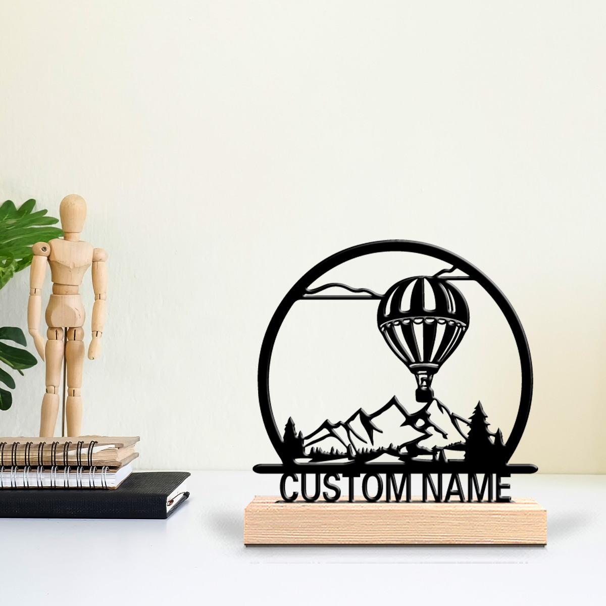 Interior Design Office - 1pc Hot air balloon Customized Name