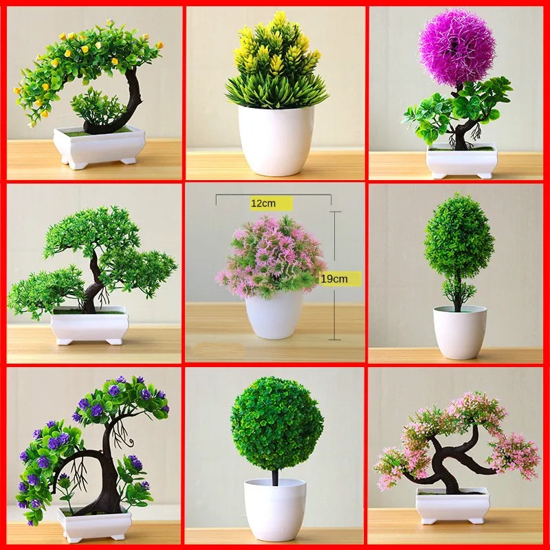 Interior Design Office - Artificial Small Tree Potted Plant Fake