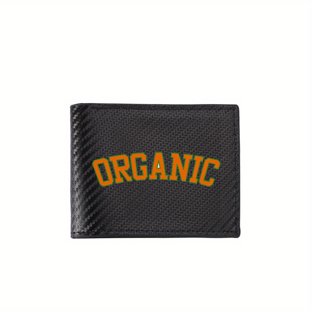 Interior Design Organic Modern - Orange Organic Green Lettering on Black