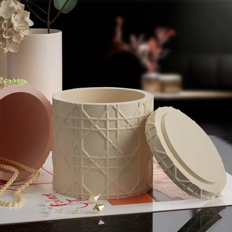 Ceramic Candle Vessel - Silicone Mold Candle Cup Home Decoration