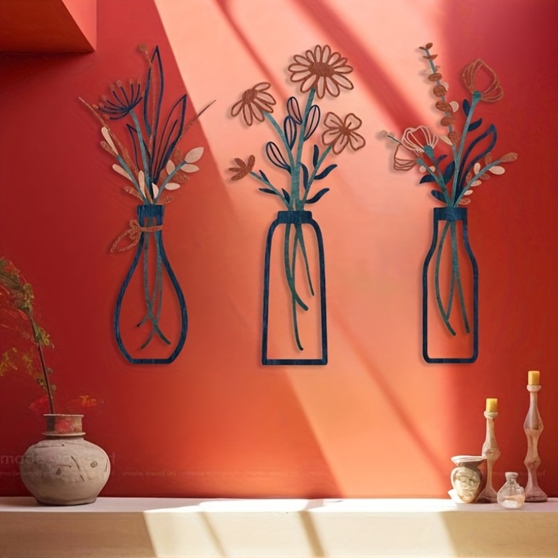 3 Large Floral Wall Art Sculpt - огляд і ціна Interior Design Home Decor