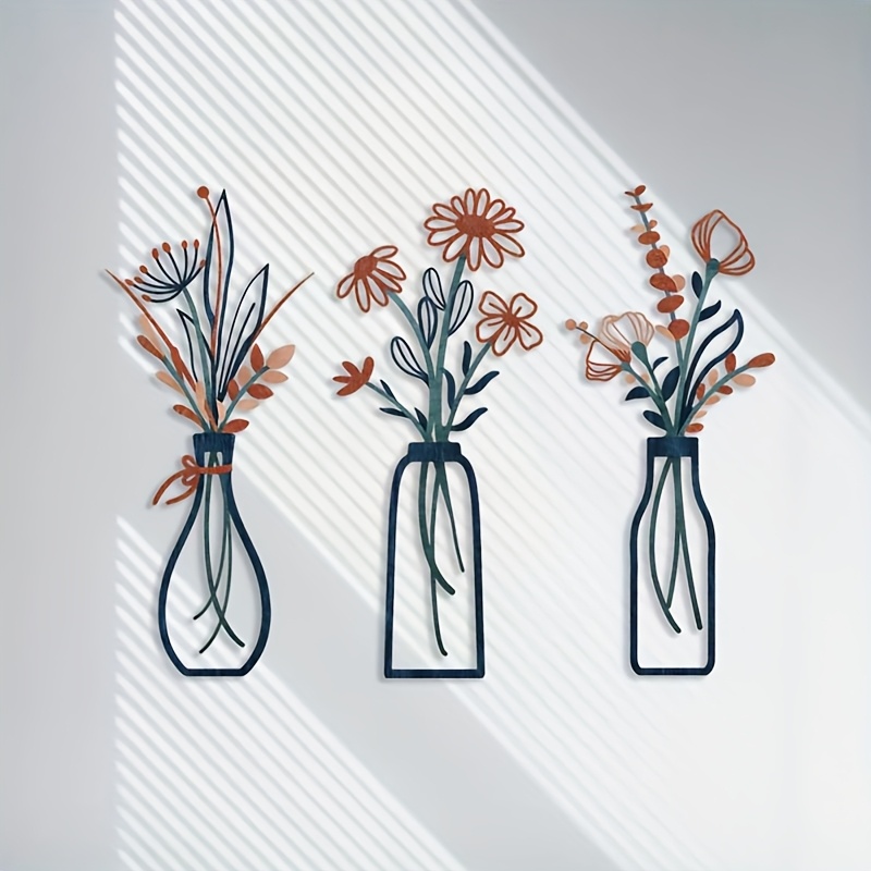 3 Large Floral Wall Art Sculpt - огляд і ціна Interior Design Home Decor