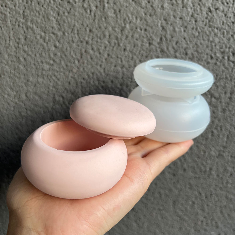 Round Storage Box Silicone Mol - огляд і ціна Ceramic Candle Vessel