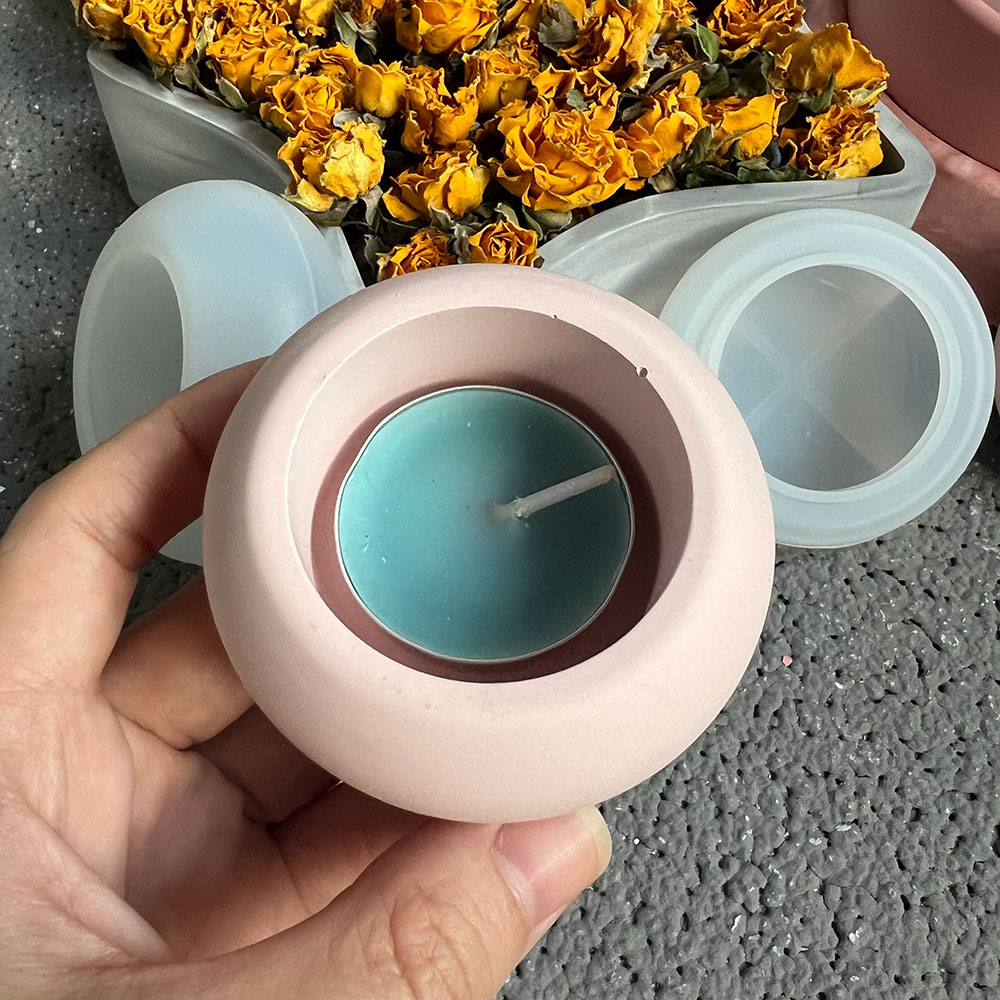 Round Storage Box Silicone Mol - огляд і ціна Ceramic Candle Vessel