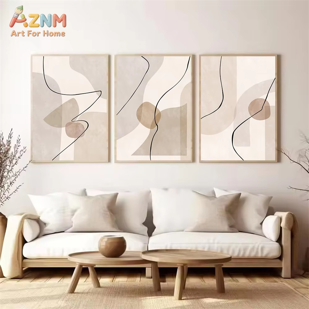 Abstract Beige Geometry Line W - огляд і ціна Interior Design Home Decor