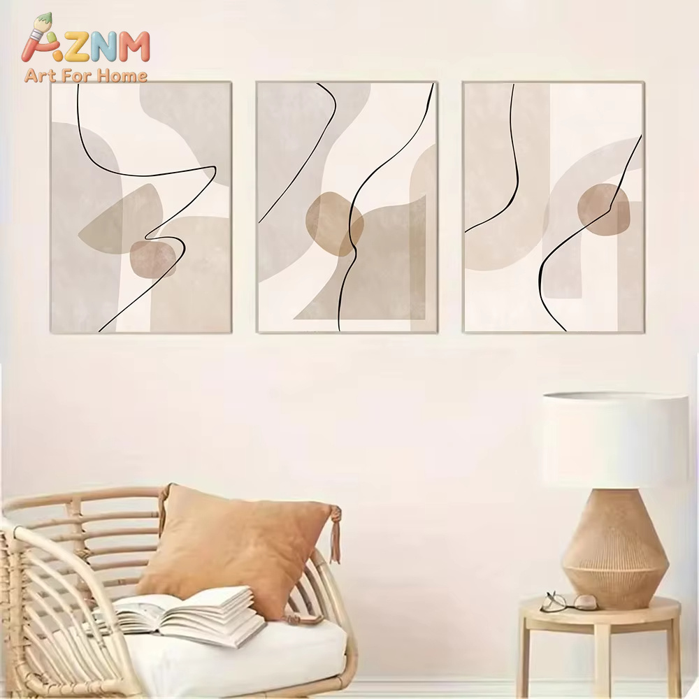 Abstract Beige Geometry Line W - огляд і ціна Interior Design Home Decor