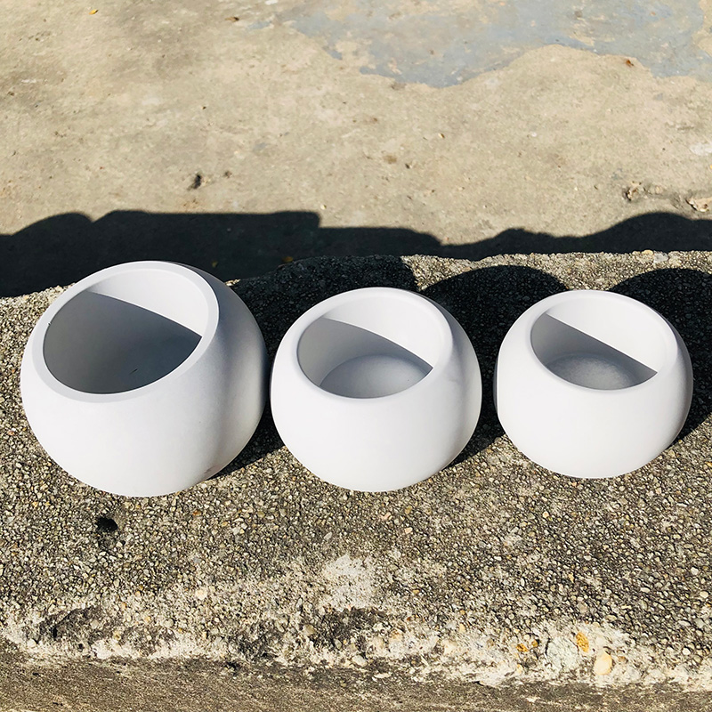 Spherical Flowerpot Silicone M - огляд і ціна Ceramic Candle Vessel