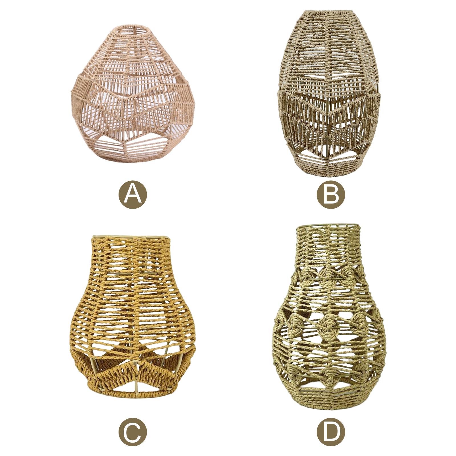 Boho Pendant Lamp Shade Paper  - огляд і ціна Wicker Pendant Shade