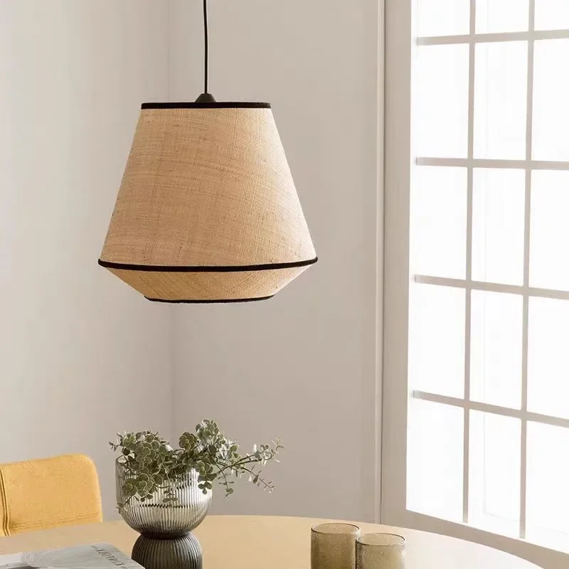 Wabi Sabi Handwoven Rattan Pen - огляд і ціна Wicker Pendant Shade