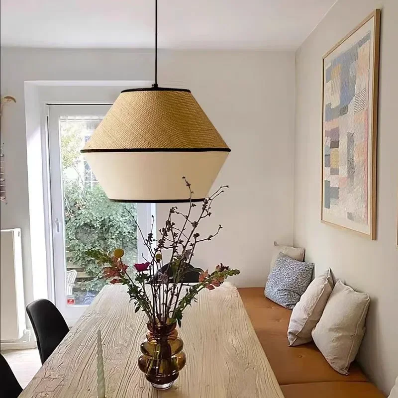 Wabi Sabi Handwoven Rattan Pen - огляд і ціна Wicker Pendant Shade