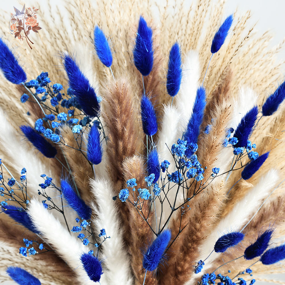 70 Stem Blue Fluffly Rabbit Ta - огляд і ціна Interior Design Home Decor