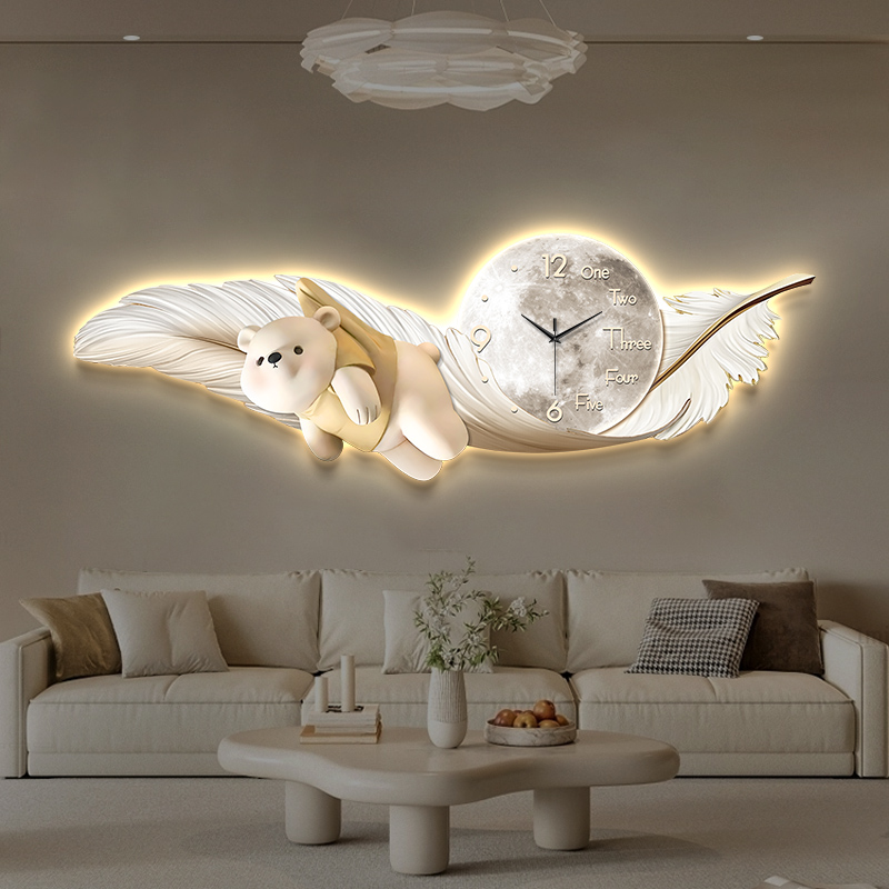 Luxury Large Wall Clock Temper - огляд і ціна Interior Design Living Room And Kitchen