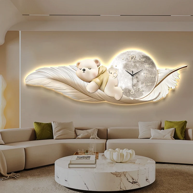 Luxury Large Wall Clock Temper - огляд і ціна Interior Design Living Room And Kitchen