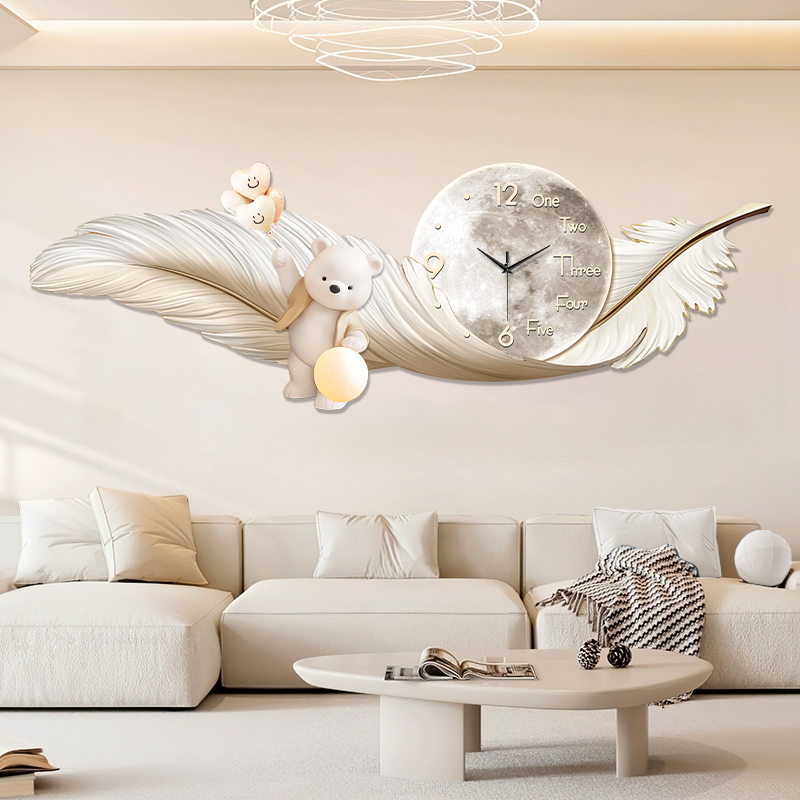 Luxury Large Wall Clock Temper - огляд і ціна Interior Design Living Room And Kitchen