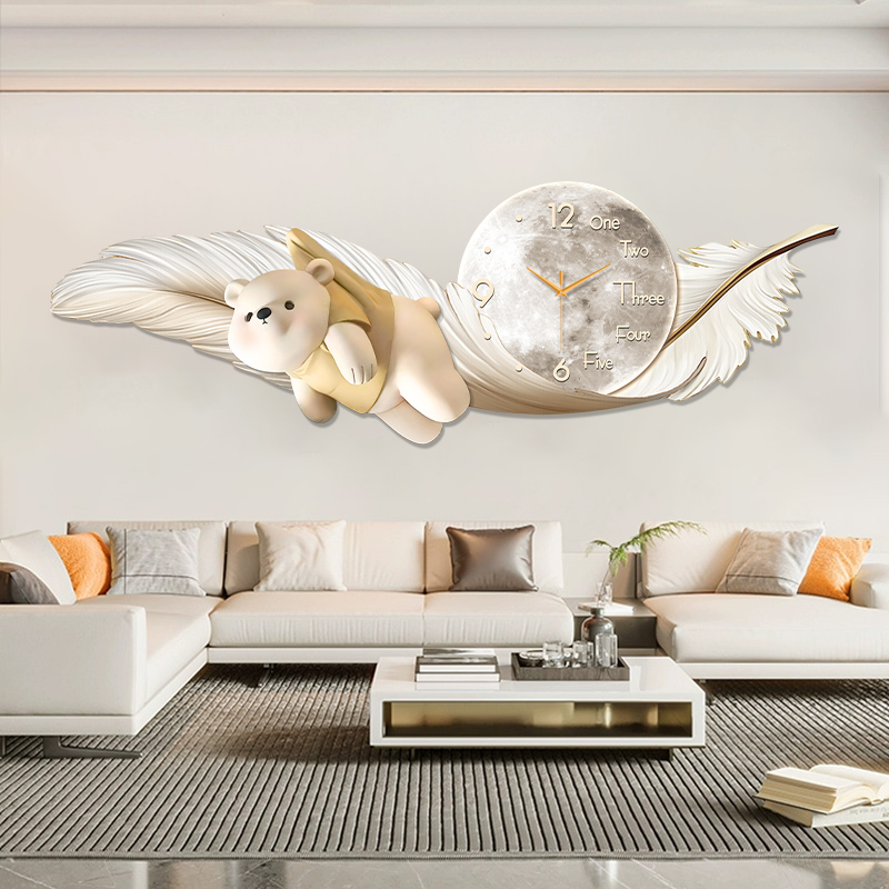 Luxury Large Wall Clock Temper - огляд і ціна Interior Design Living Room And Kitchen