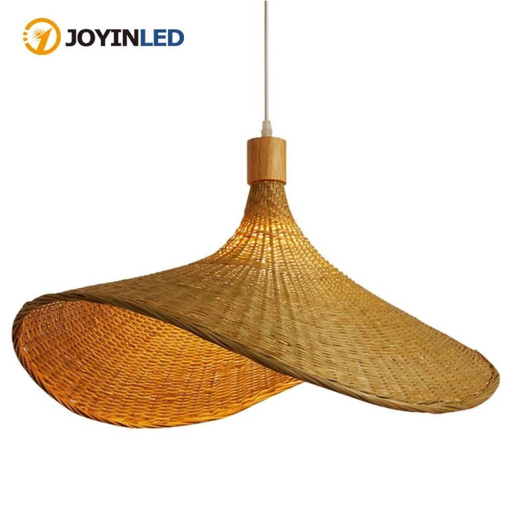JOYINLED Woven Pendant Light W - огляд і ціна Wicker Pendant Shade