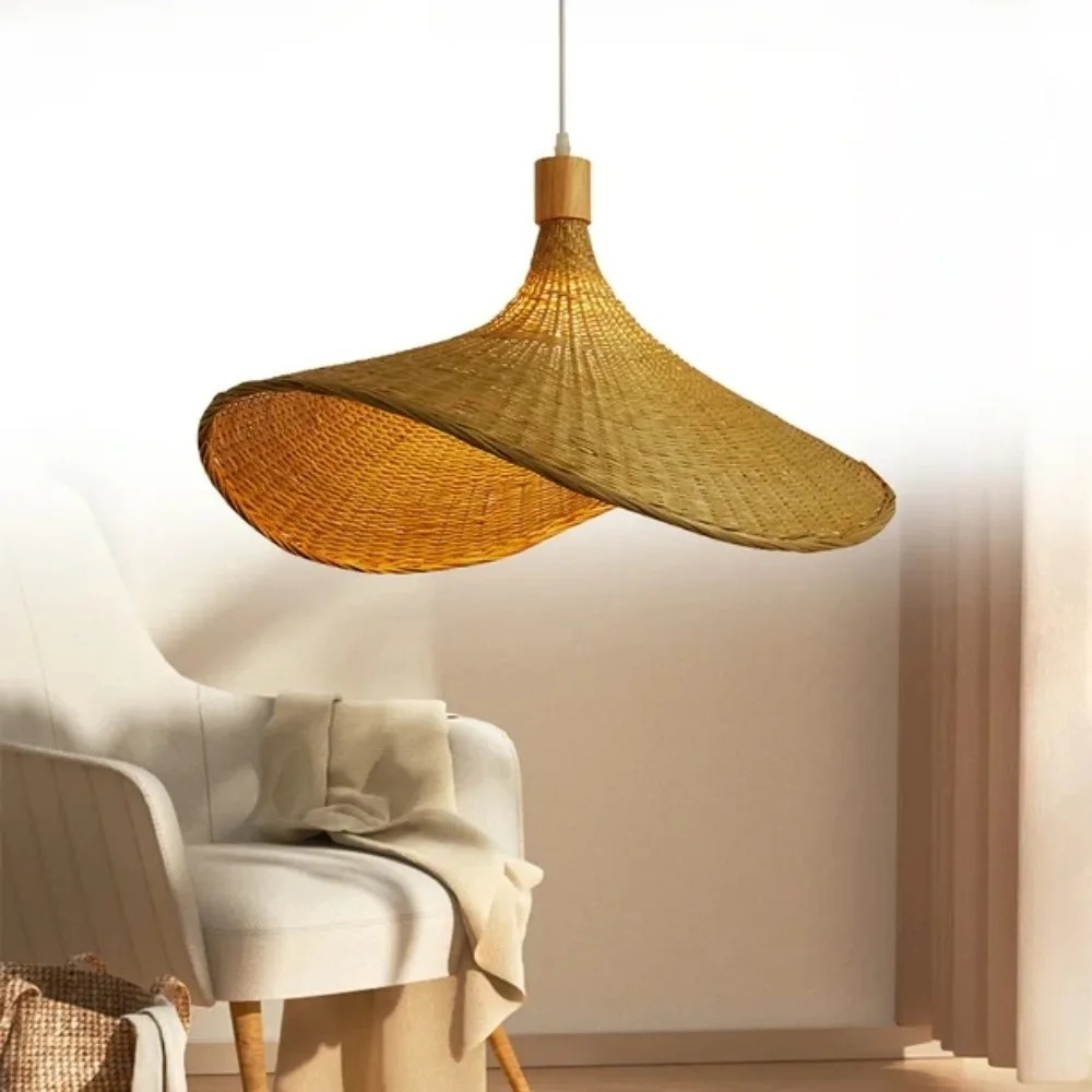 JOYINLED Woven Pendant Light W - огляд і ціна Wicker Pendant Shade