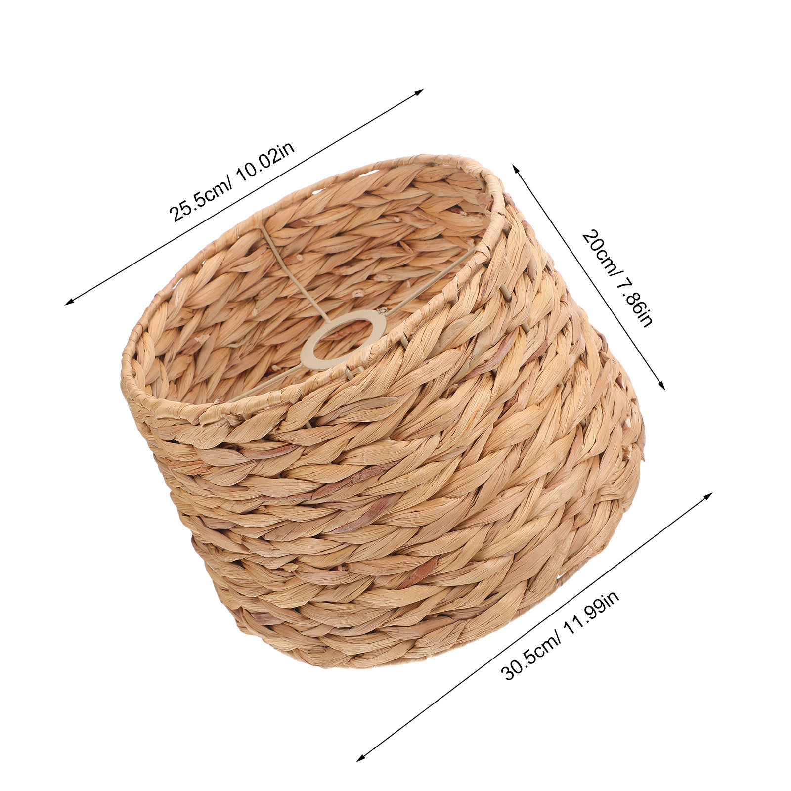 Seagrass Drum Lampshade 42Mm H - огляд і ціна Wicker Pendant Shade