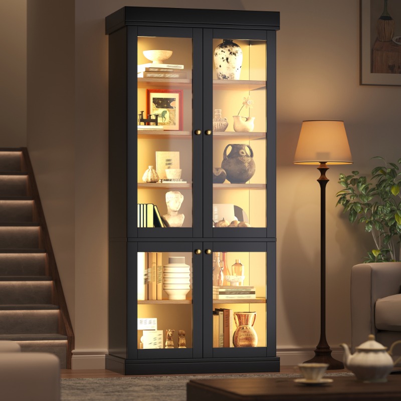 Modern Stand-Alone Glass Displ - огляд і ціна Interior Design Lighting Layout