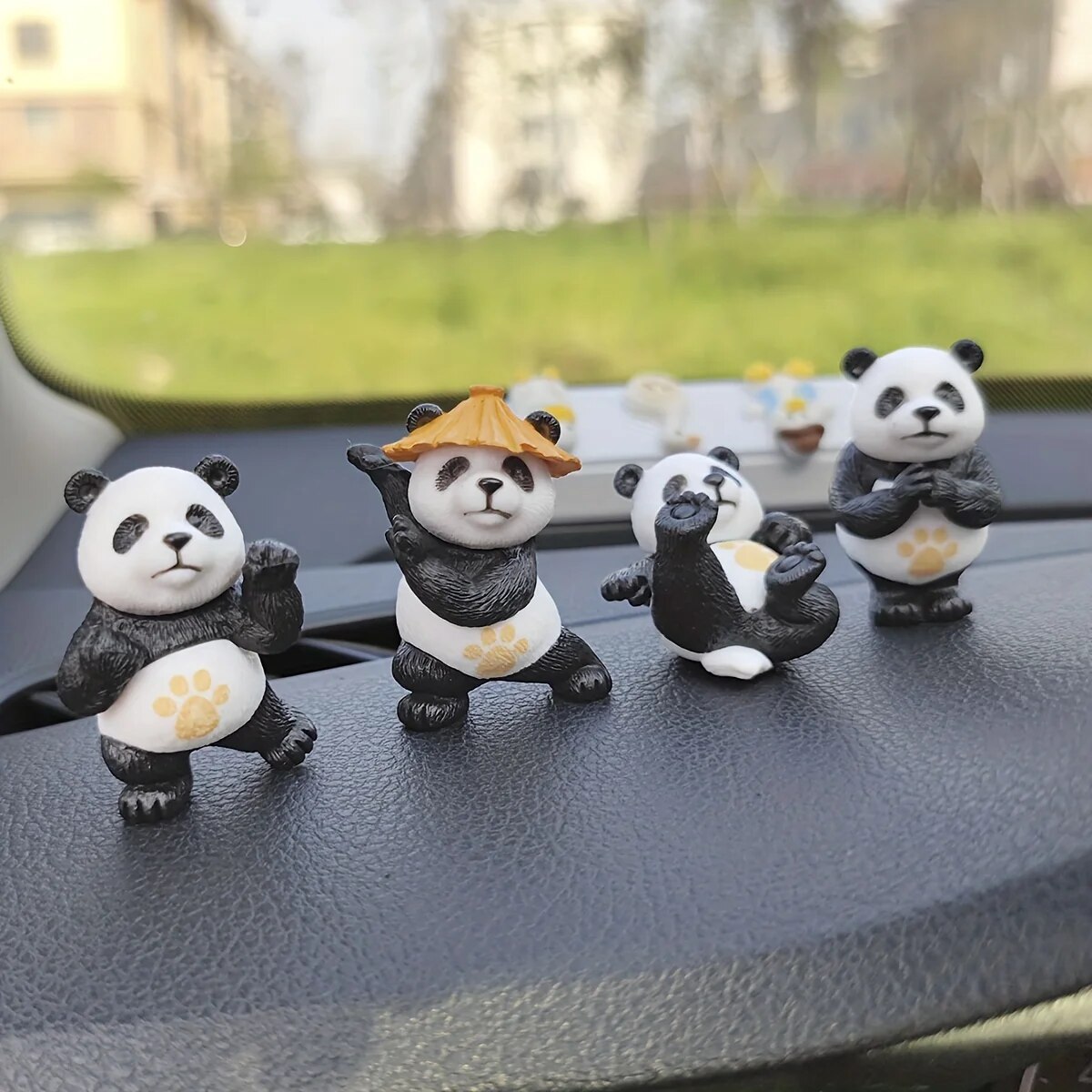 4pcs/set Panda Design Car Orna - огляд і ціна Interior Design Office