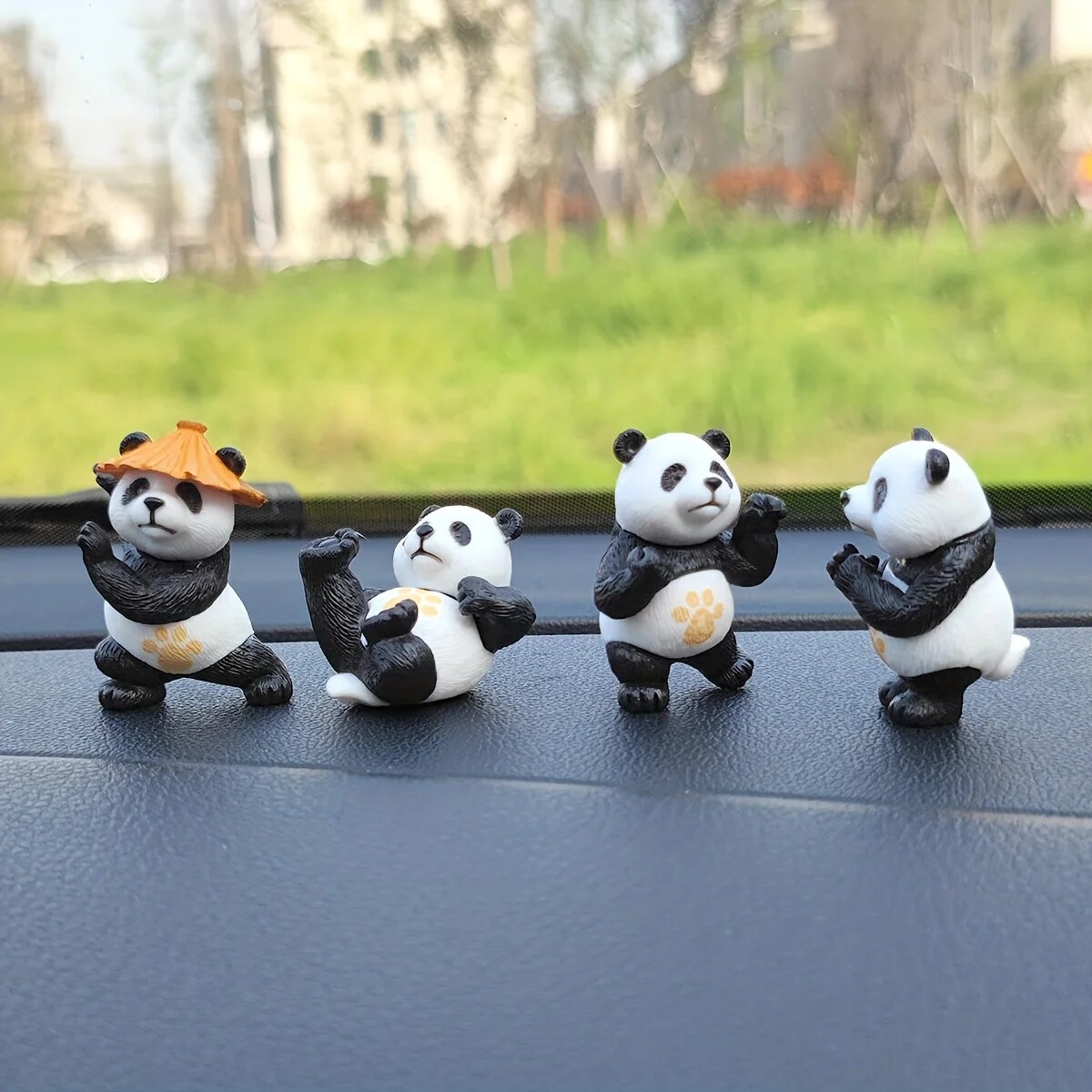 4pcs/set Panda Design Car Orna - огляд і ціна Interior Design Office
