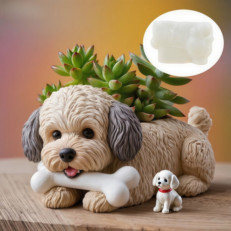 Cute dog bone shape succulent  - огляд і ціна Ceramic Candle Vessel