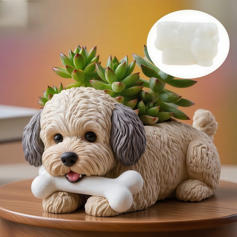Cute dog bone shape succulent  - огляд і ціна Ceramic Candle Vessel