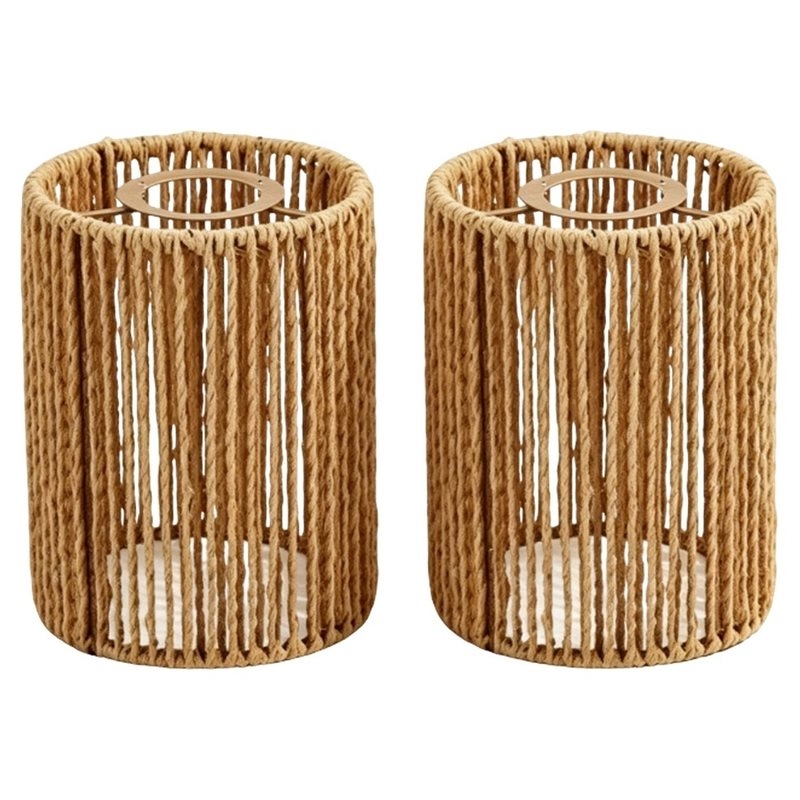 ABKL-Handwoven Wicker Shade Wo - огляд і ціна Wicker Pendant Shade