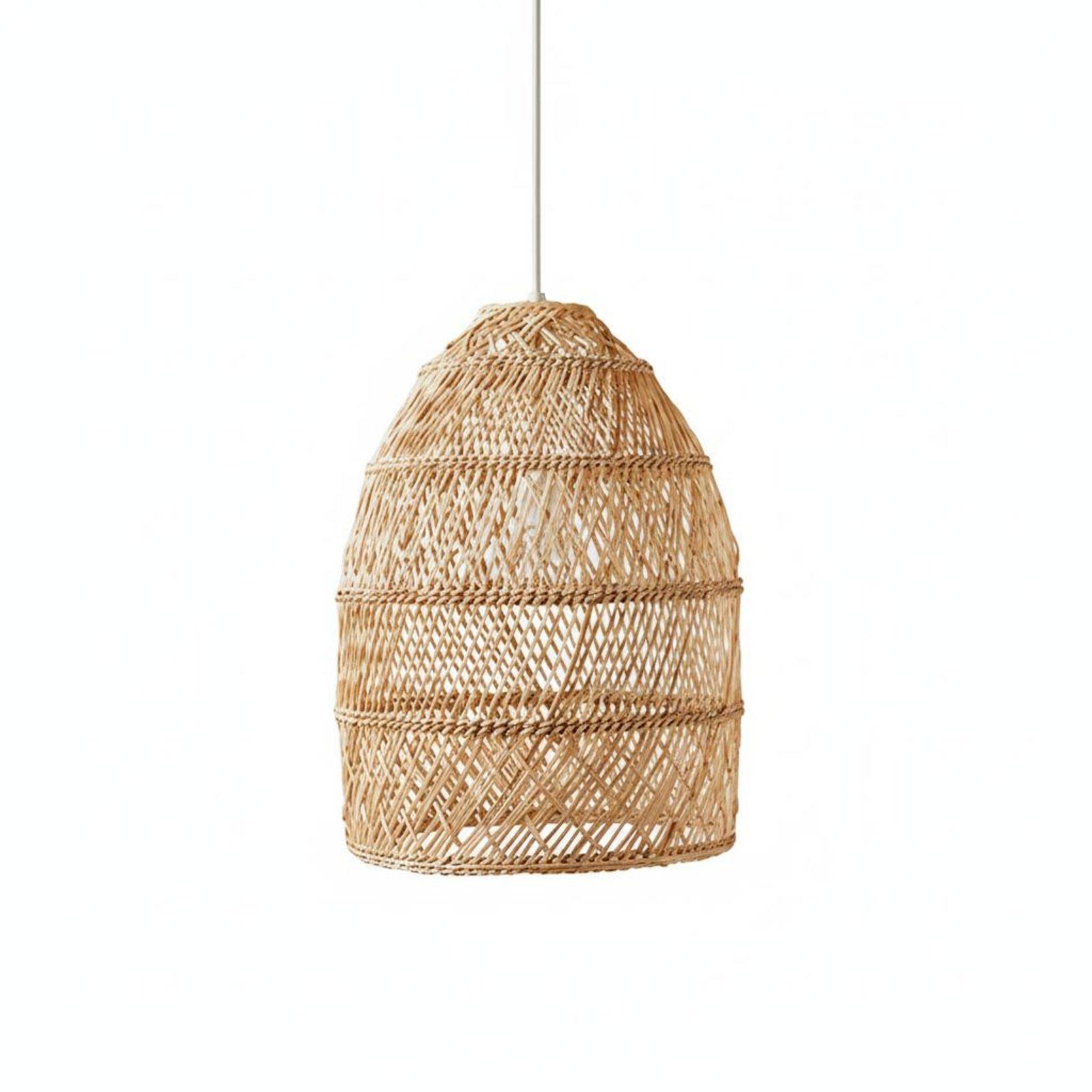 Creative Rustic Woven Lamp Sha - огляд і ціна Wicker Pendant Shade