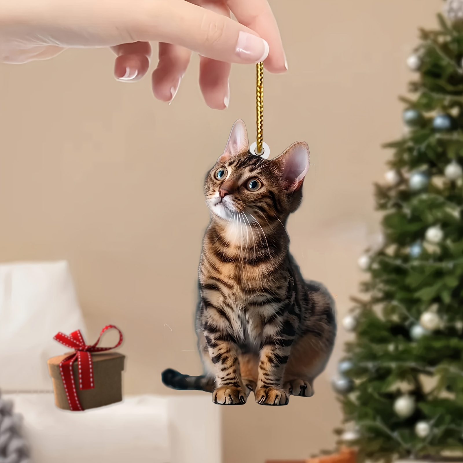 3pcs 2D Flat Cat Acrylic Penda - огляд і ціна Interior Design Home Decor