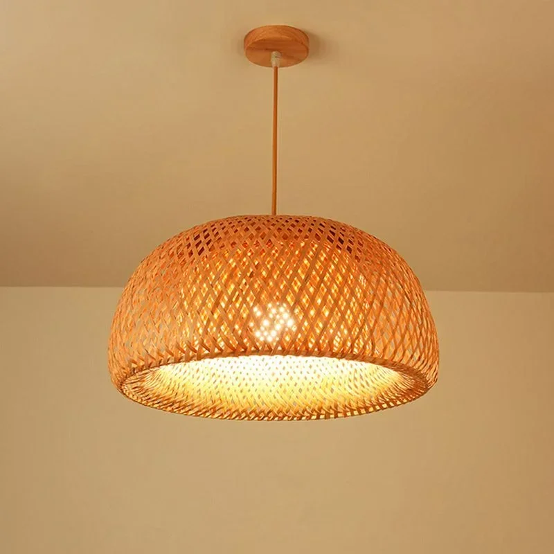 Bamboo Lantern 38/45cm Pendant - огляд і ціна Wicker Pendant Shade