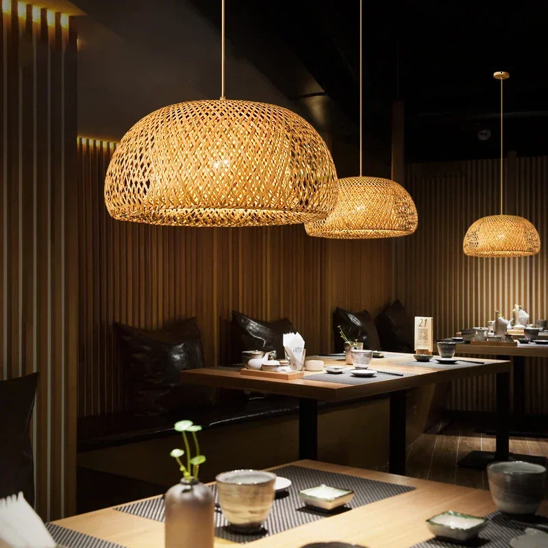 Bamboo Lantern 38/45cm Pendant - огляд і ціна Wicker Pendant Shade