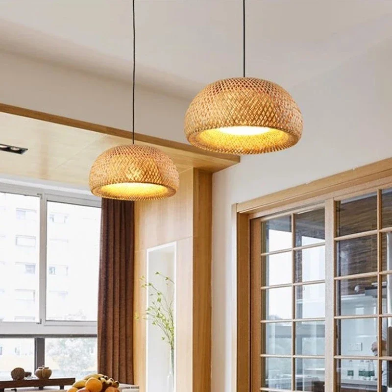 Bamboo Lantern 38/45cm Pendant - огляд і ціна Wicker Pendant Shade