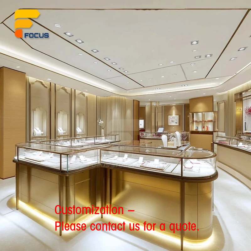 custom.Luxury Jewelry Shop Des - огляд і ціна Interior Design Lighting Layout
