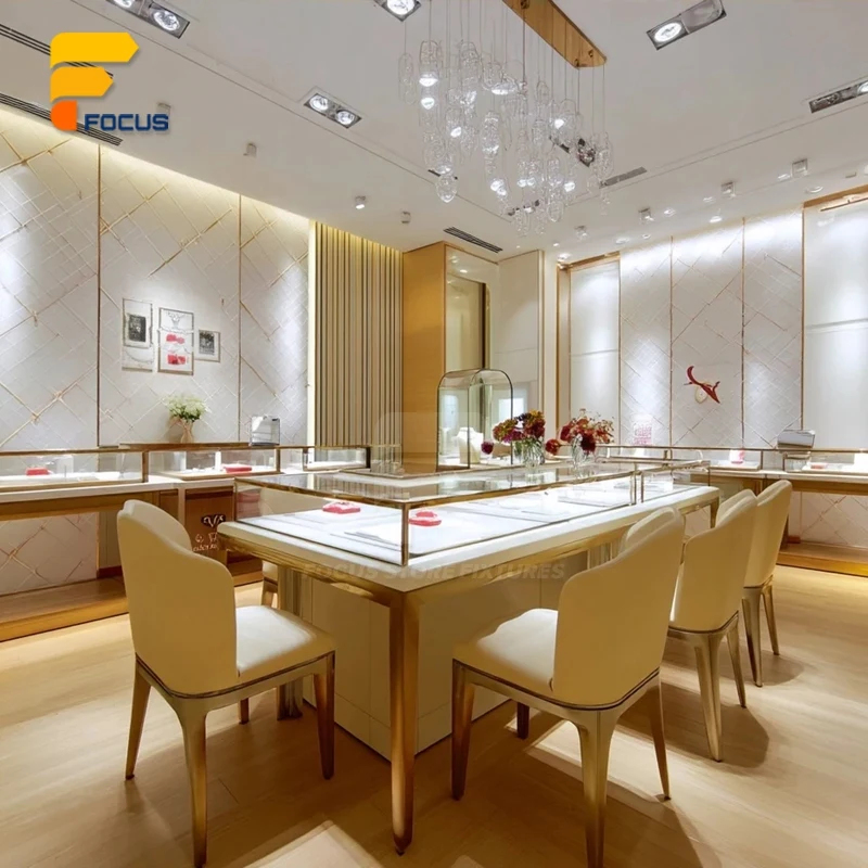 custom.Luxury Jewelry Shop Des - огляд і ціна Interior Design Lighting Layout