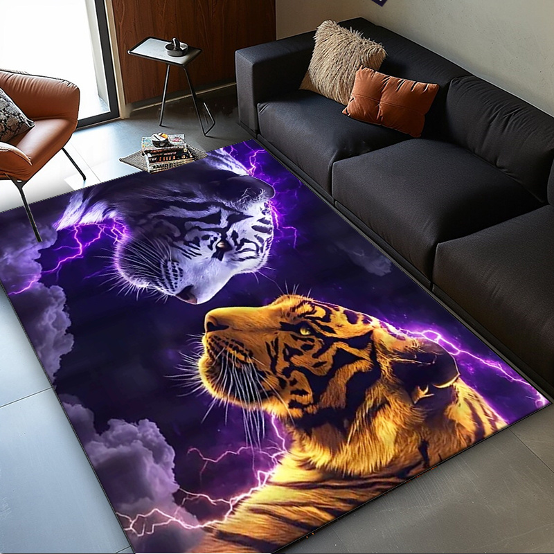 Tiger faces rug with electric  - огляд і ціна Interior Design Your Home