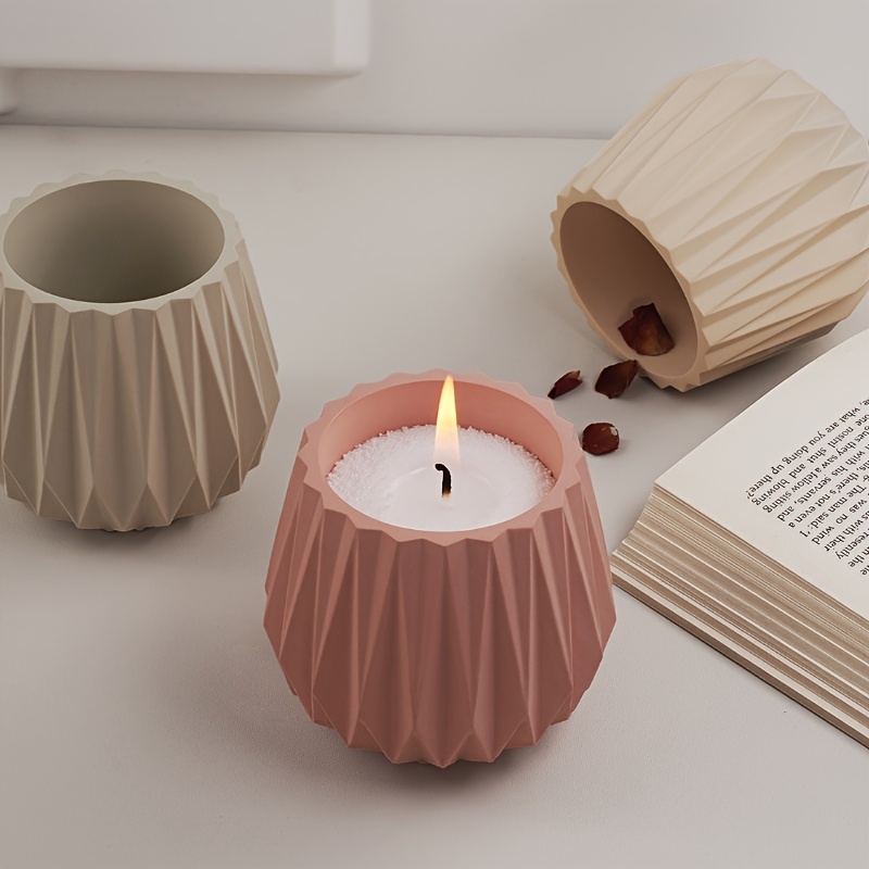 Cut Surface Candle Cup Silicon - огляд і ціна Ceramic Candle Vessel
