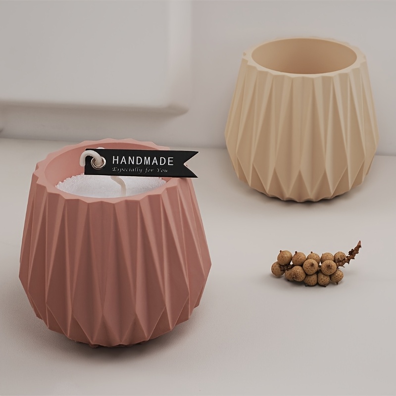 Cut Surface Candle Cup Silicon - огляд і ціна Ceramic Candle Vessel
