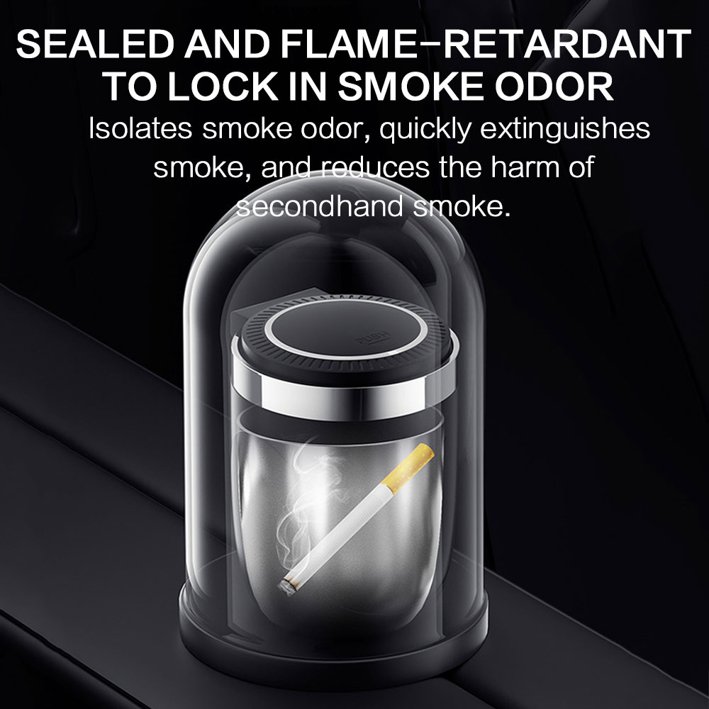 Car Ashtray With Led Light Smo - огляд і ціна Interior Design Whimsical
