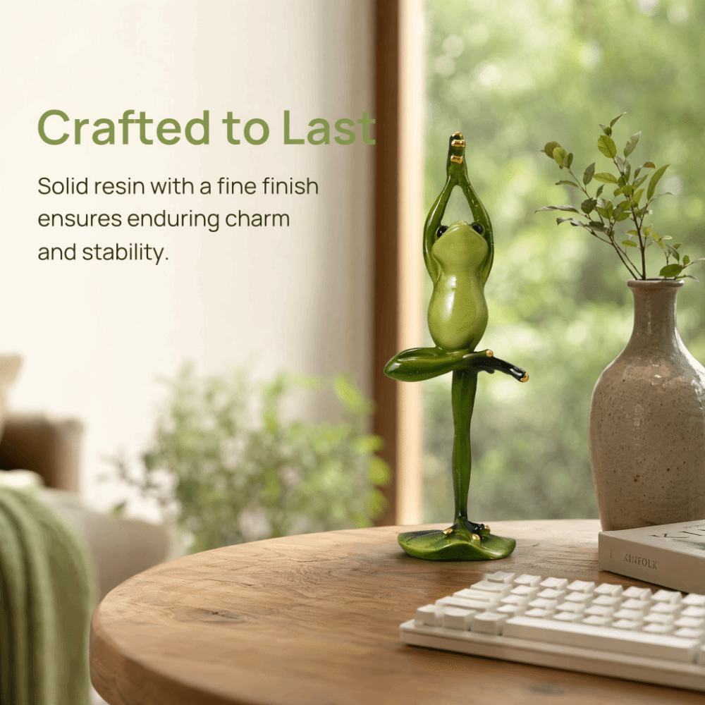 Resin Yoga Pose Amphibian Resi - огляд і ціна Interior Design Whimsical