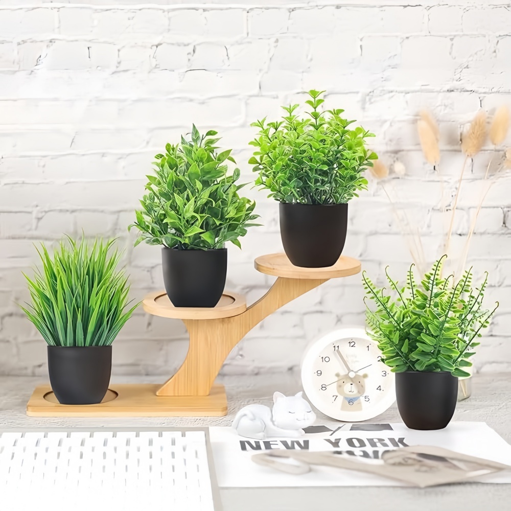 4pcs/set Mini Artificial Plant - огляд і ціна Interior Design Office