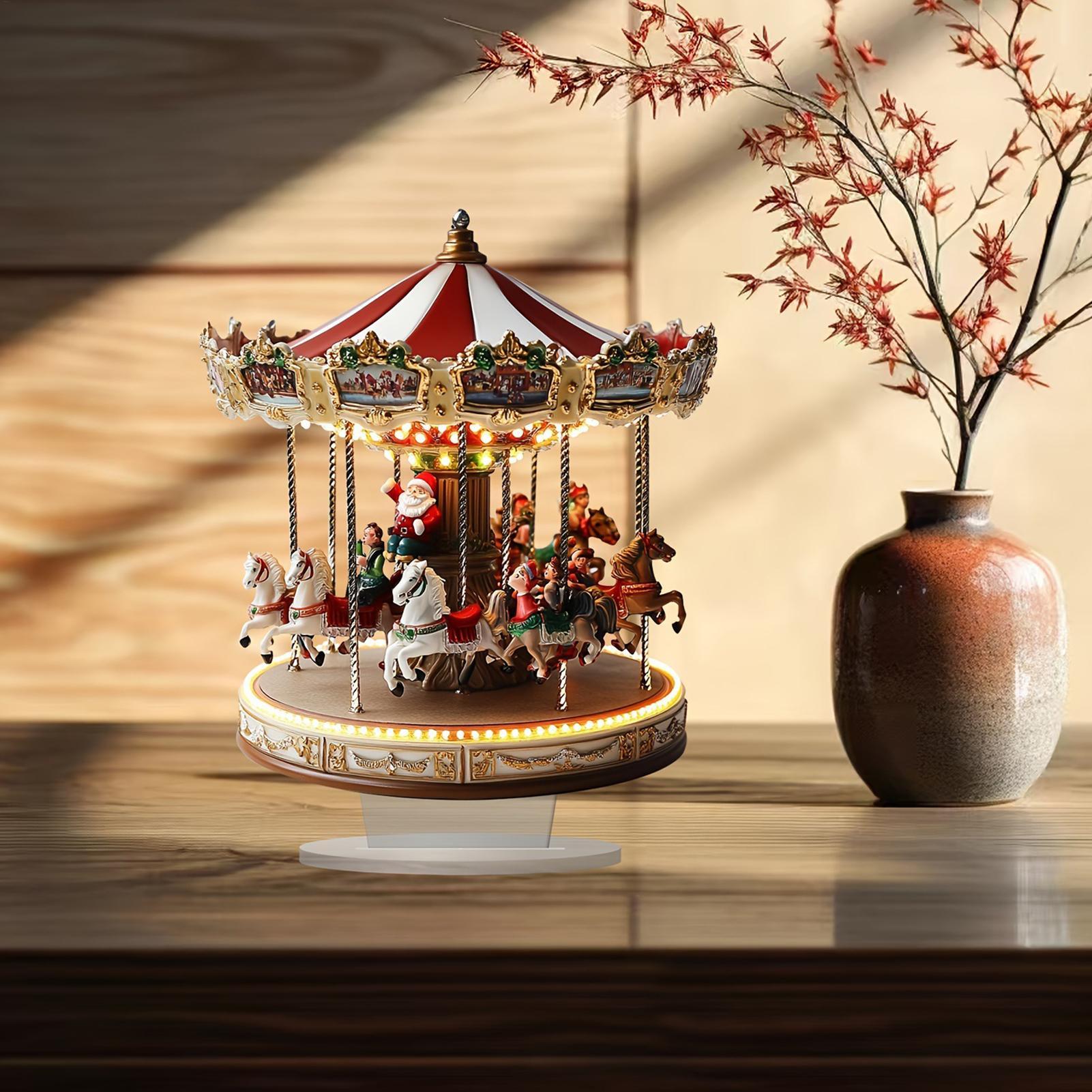 Christmas Table Decor Carousel - огляд і ціна Interior Design Home Decor