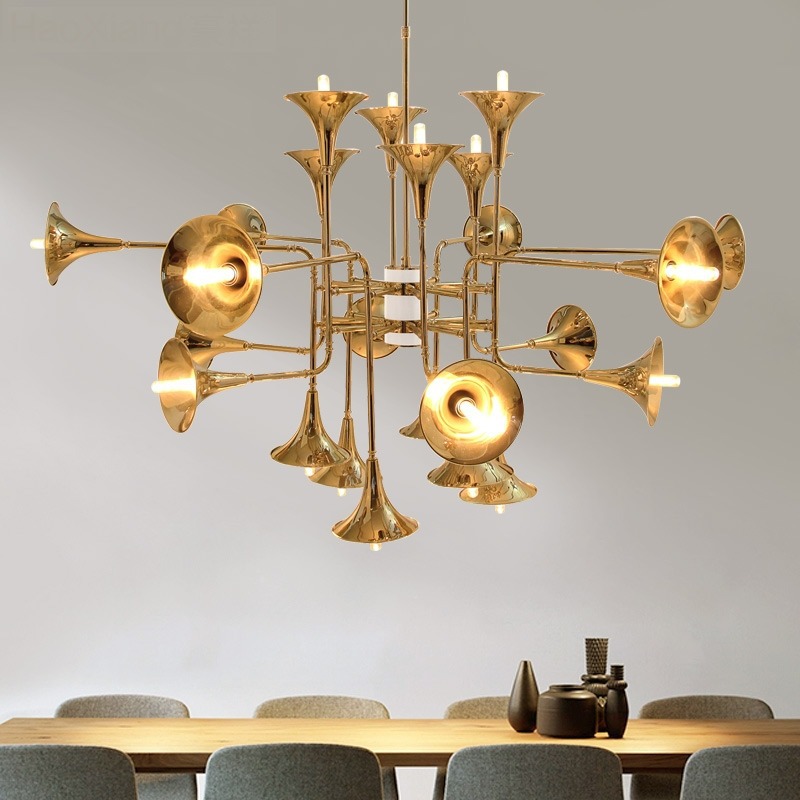 Nordic Trumpet Pendant Lamp fo - огляд і ціна Interior Design Living Room And Kitchen