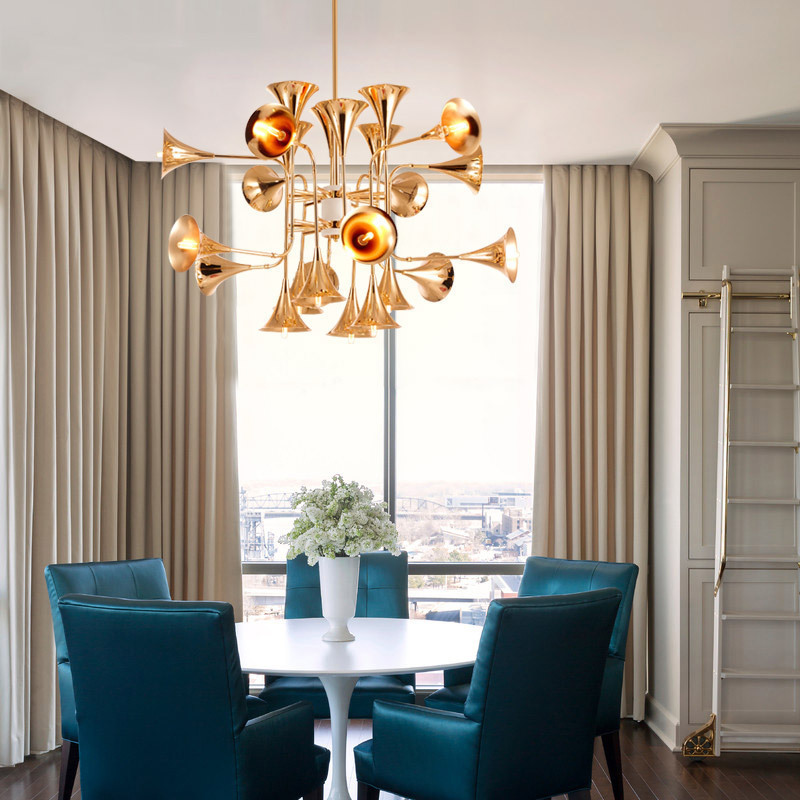 Nordic Trumpet Pendant Lamp fo - огляд і ціна Interior Design Living Room And Kitchen