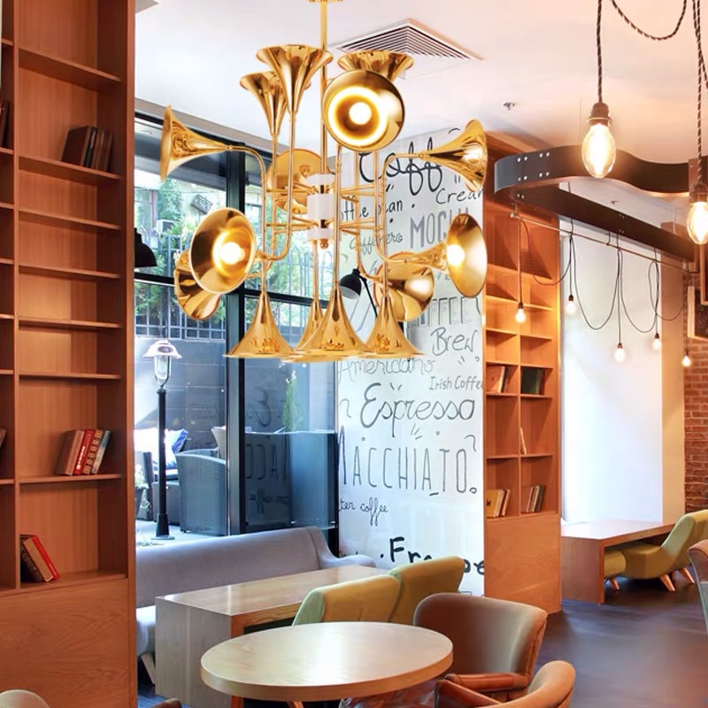Nordic Trumpet Pendant Lamp fo - огляд і ціна Interior Design Living Room And Kitchen