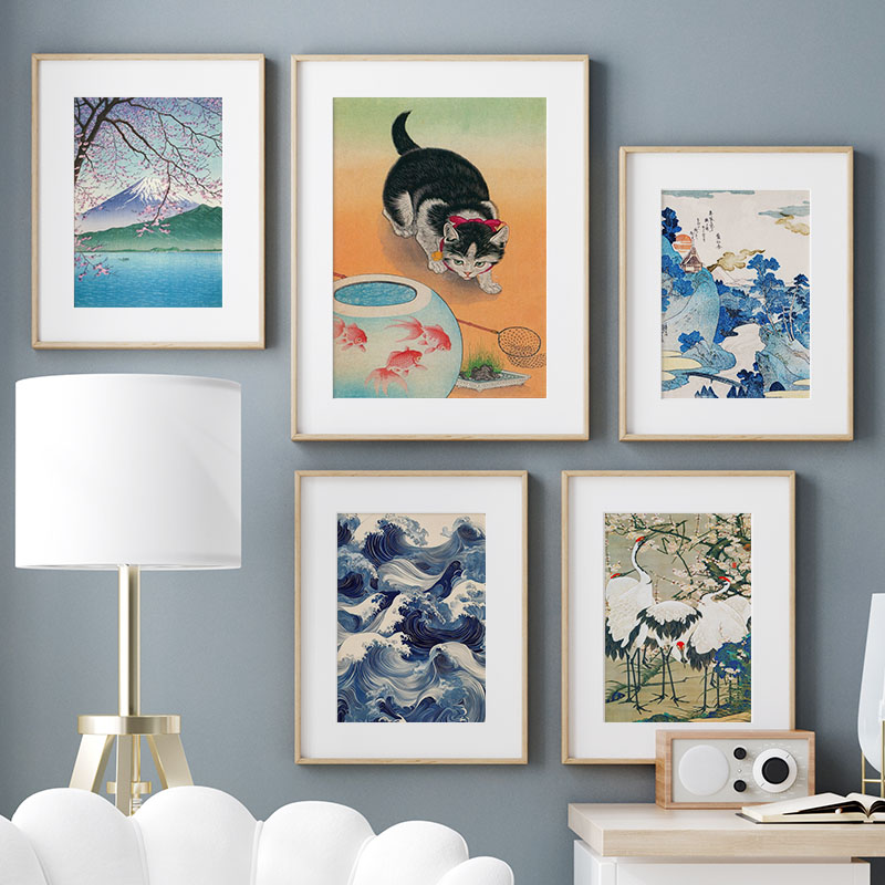 Japanese Katsushika Hokusai Ca - огляд і ціна Interior Design Home Decor