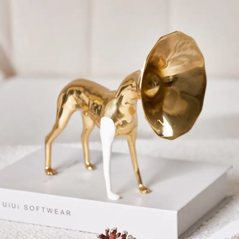 Modern Gold Horn Dog Shaped Ho - огляд і ціна Interior Design Organic Modern