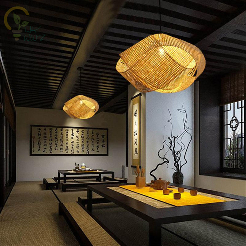 New Chinese Bamboo Wicker Ratt - огляд і ціна Wicker Pendant Shade