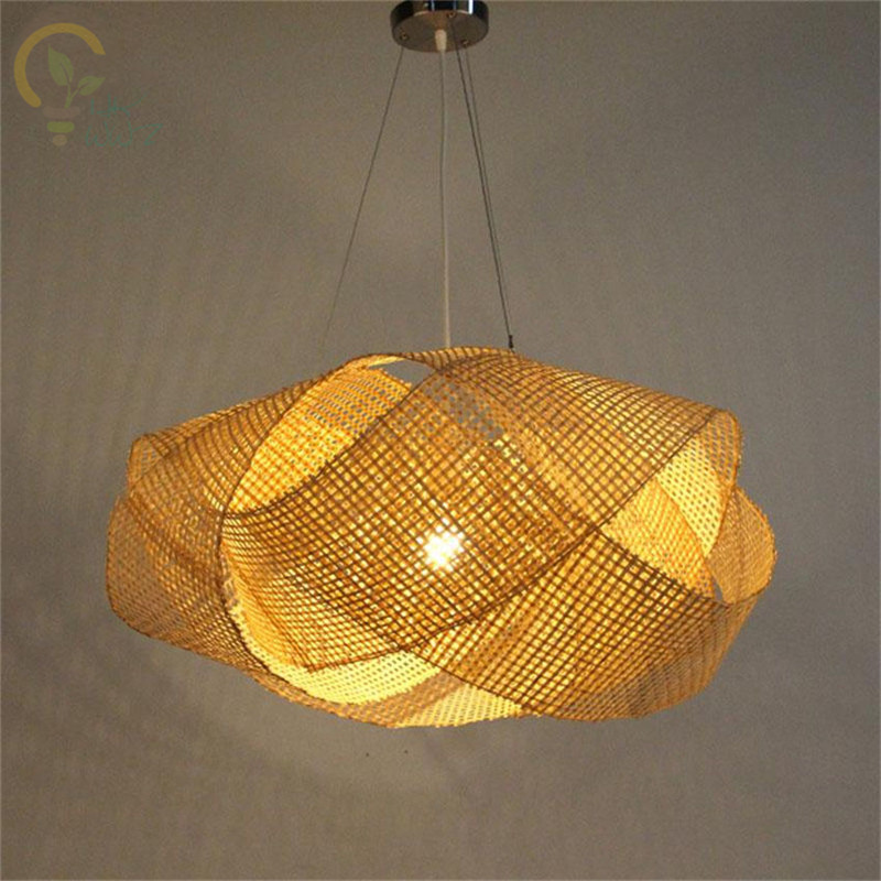 New Chinese Bamboo Wicker Ratt - огляд і ціна Wicker Pendant Shade