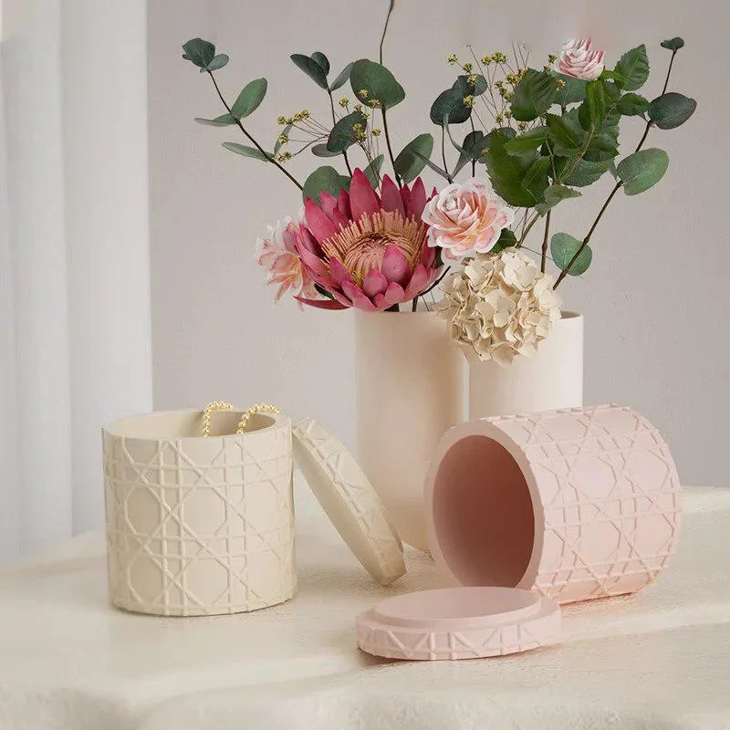 Silicone Mold Candle Cup Home  - огляд і ціна Ceramic Candle Vessel